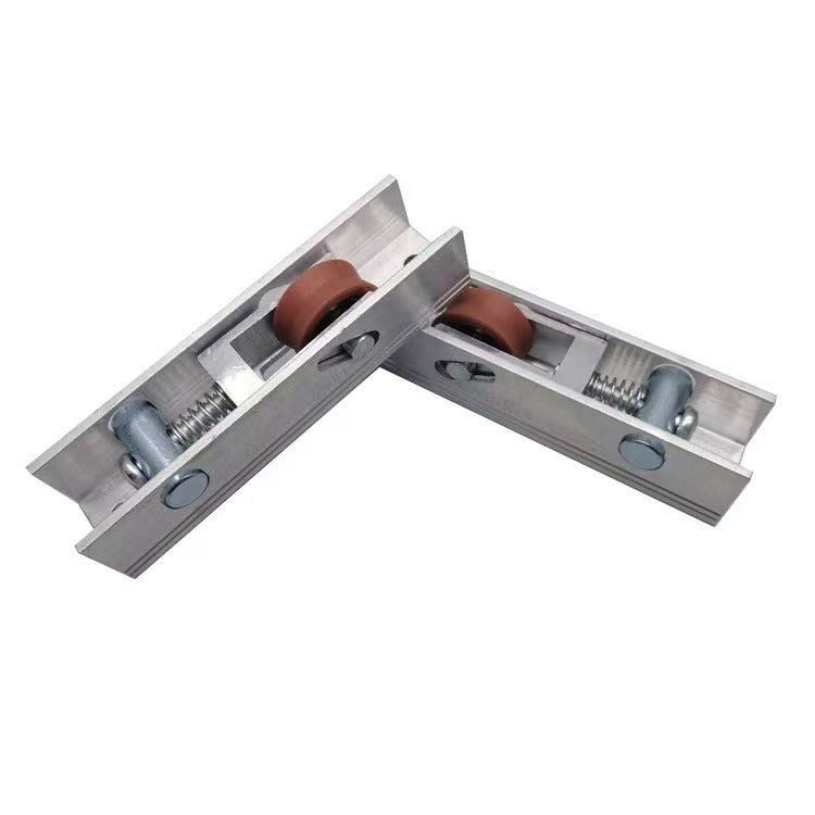 New silver door and window sliding rails