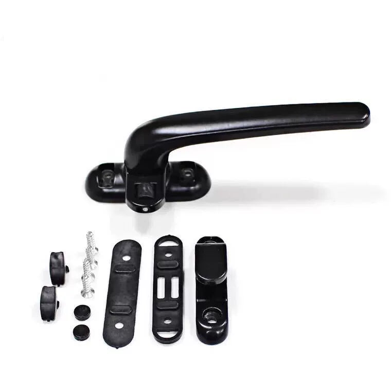 Door and window handles, aluminum alloy 50 type casement window seven character handle, left and right inner and outer window with roller lock buckle push handle