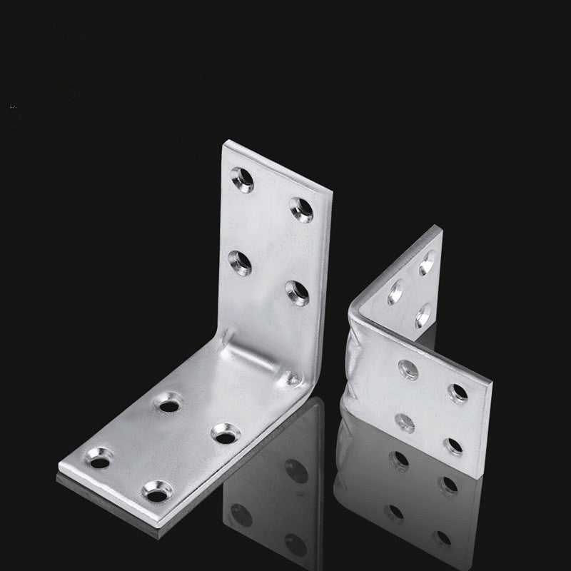 Thickened corner code 90 degree right angle fixed triangle iron bracket connection piece reinforcement hardware layer board support furniture accessories