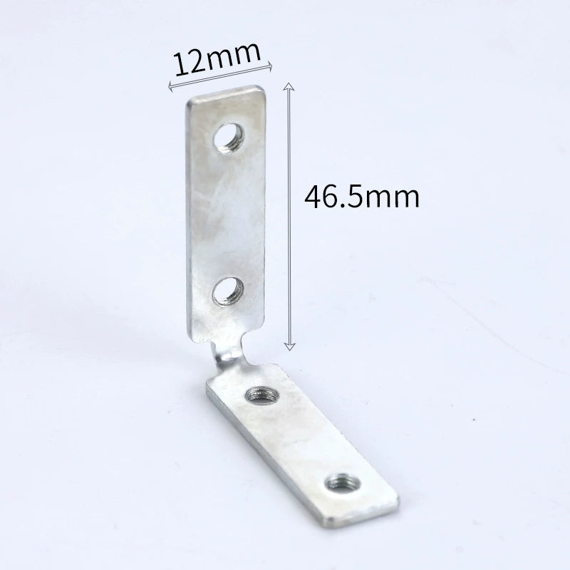 Cabinet without handle fixed irregular 4-hole aluminum frame corner code L-shaped right angle aluminum alloy door and window angle iron home accessories