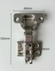 Stainless steel hinge copper rod hydraulic buffer hinge stainless steel cabinet hinge
