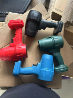 Complete set of 10 batteries  packaged in cardboard boxes