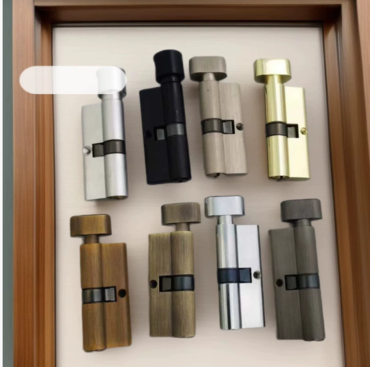 Copper lock core handle