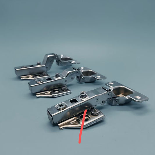 Punched bridge hinge frog non perforated cabinet door hinge damping hydraulic spring buffering hinge
