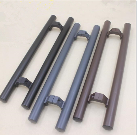 Aluminum alloy framed door handle