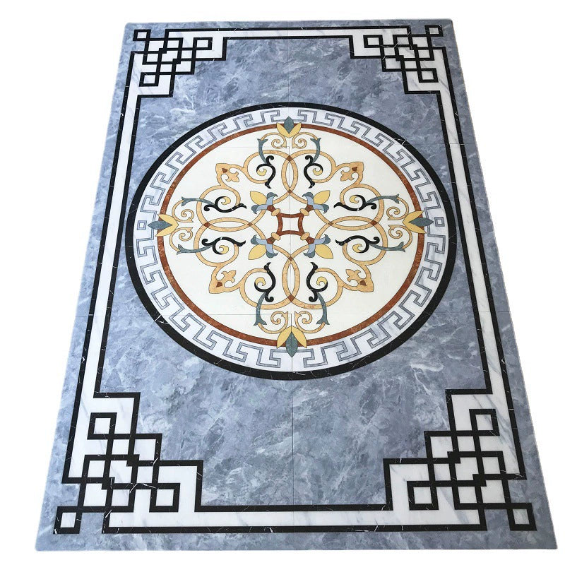 Gray imitation water knife living room ceramic tile mosaic tile entrance foyer carpet flower corridor mosaic tile 800