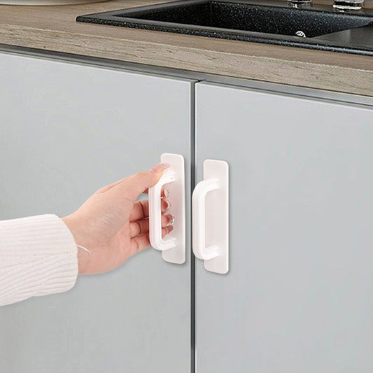 Door and window handles, non perforated sliding door handles, wardrobe drawers, cabinet doors, glass door handles, simple and exposed handles