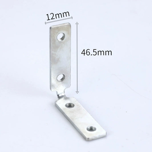Cabinet without handle fixed irregular 4-hole aluminum frame corner code L-shaped right angle aluminum alloy door and window angle iron home accessories